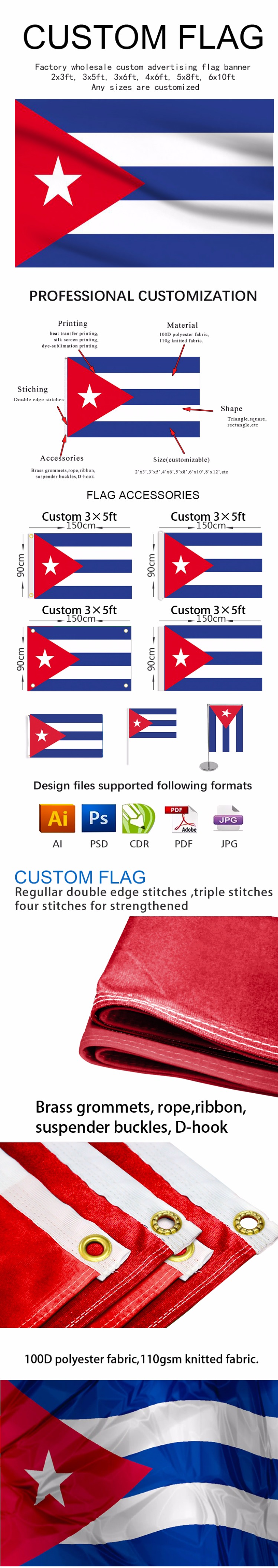 cheaper price interlock fabric digital print national flag